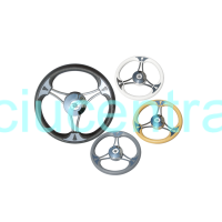 Nerūdijančio plieno vairas 350 mm  Nerūdijančio plieno vairas 350 mm